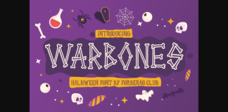 Warbones Font Poster 1