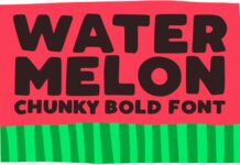 Watermelon Font Poster 1