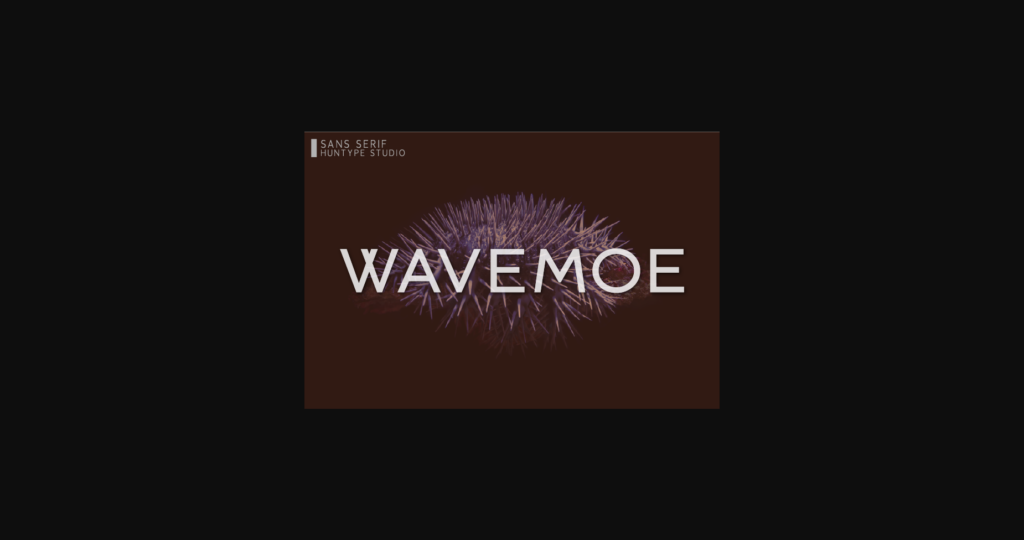 Wavemoe Font Poster 3