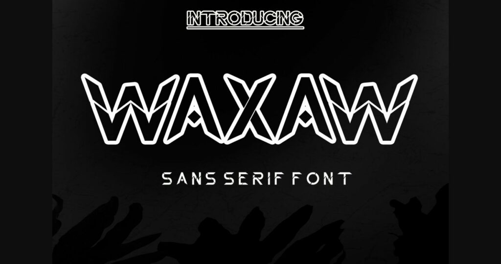 Waxaw Font Poster 3