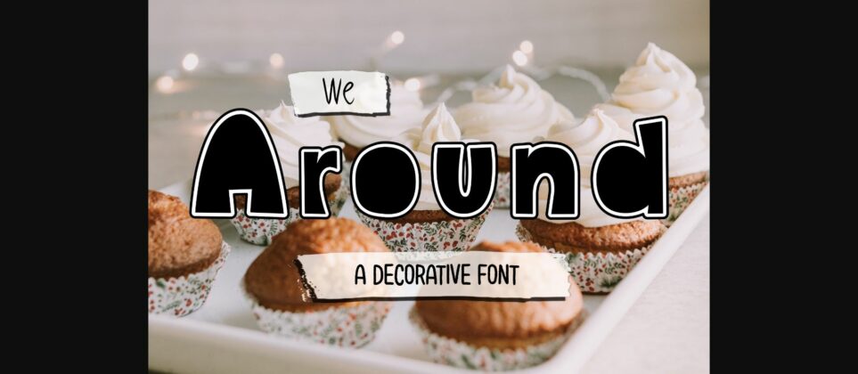 We Around Font Poster 3