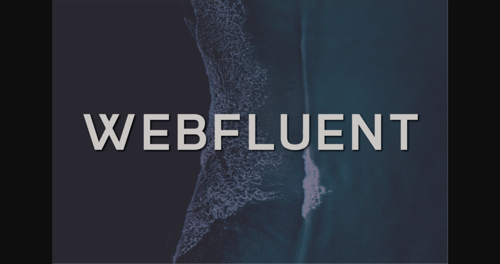 Webfluent Font Poster 3