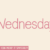 Wednesday Font