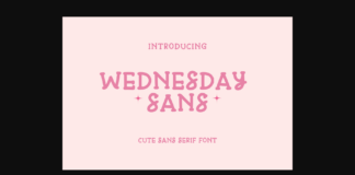 Wednesday Sans Poster 1
