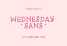 Wednesday Sans Fonts