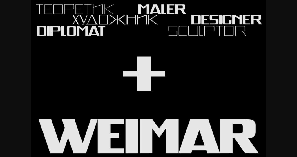 Weimar Font Poster 1