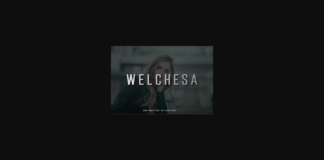 Welchesa Font Poster 1