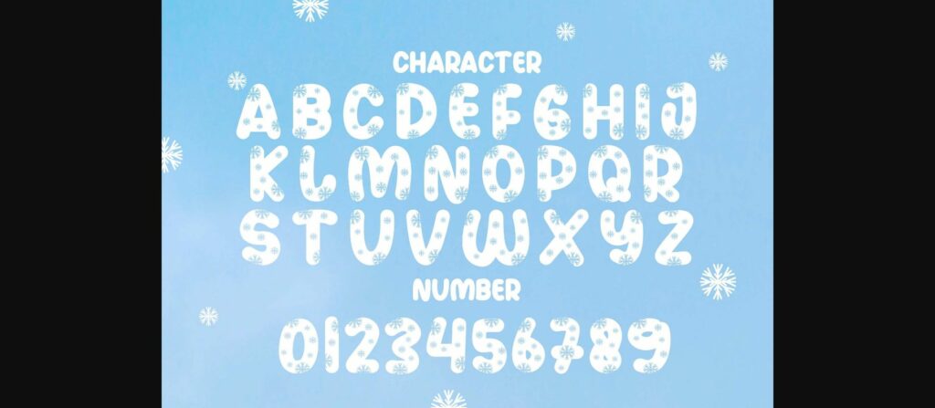 Welcome Winter Font Poster 7