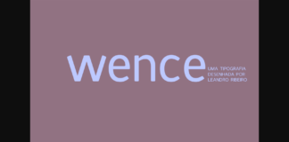 Wence Font Poster 1