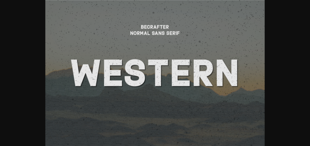 Western Font Poster 3