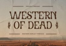 Western Of Dead Fonts