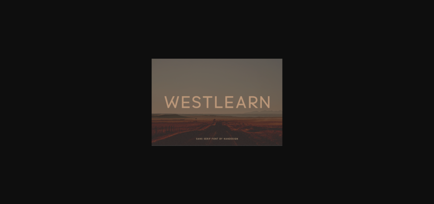 Westlearn Font Poster 3