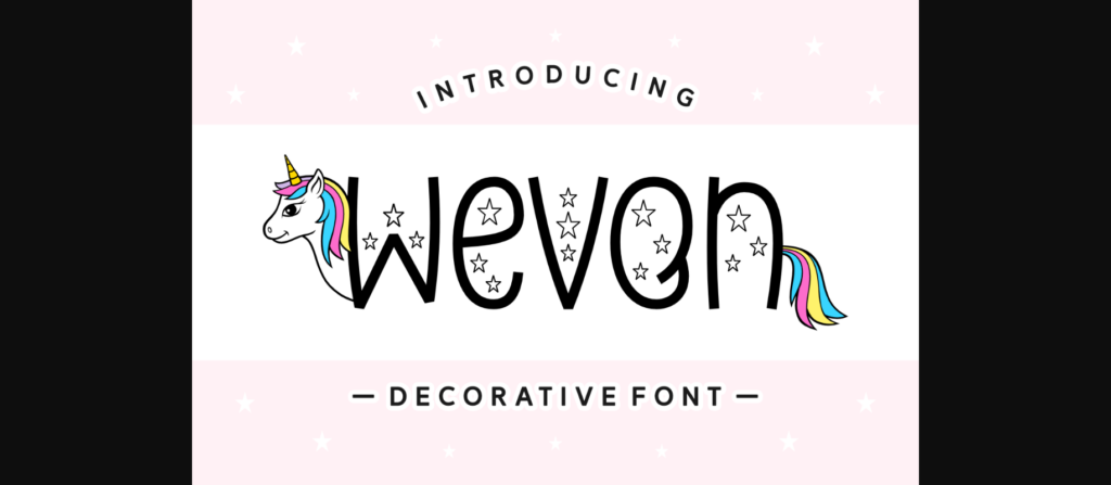 Wevon Font Poster 3