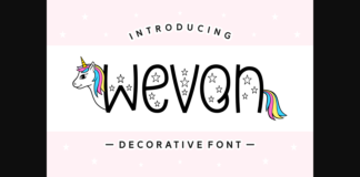 Wevon Font Poster 1