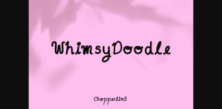 Whimsydoodle Font Poster 1