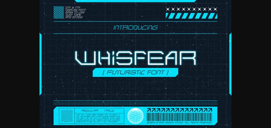 Whisfear Font Poster 3