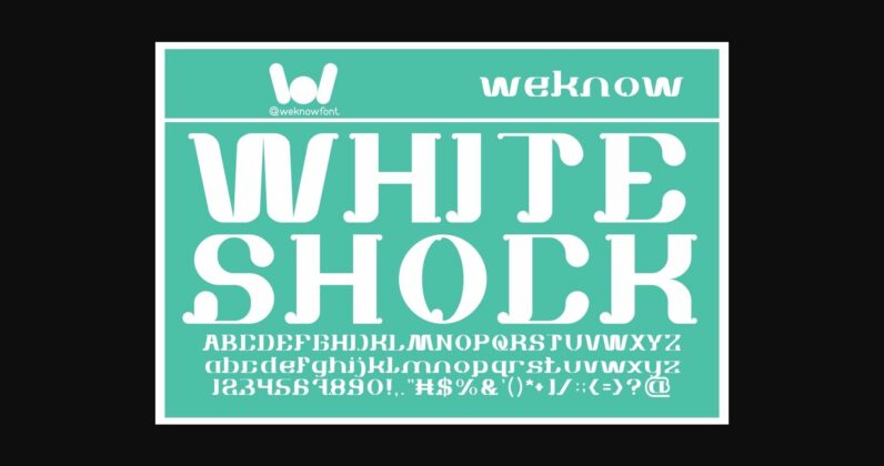 White Shock Poster 3