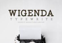 Wigenda Typewrite Fonts