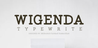 Wigenda Typewrite Fonts