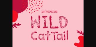 Wild Cat Tail Font Poster 1