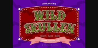 Wild Skullen Font Poster 1