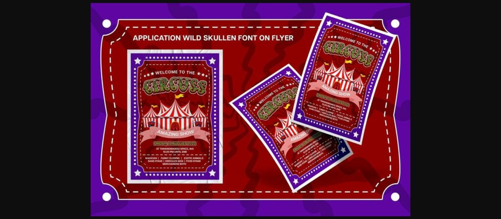 Wild Skullen Font Poster 8