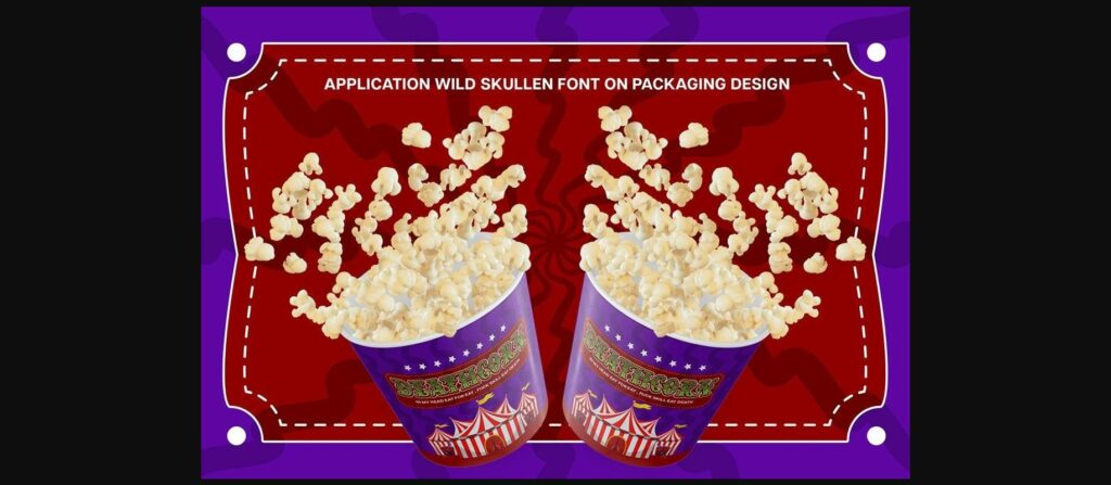 Wild Skullen Font Poster 11