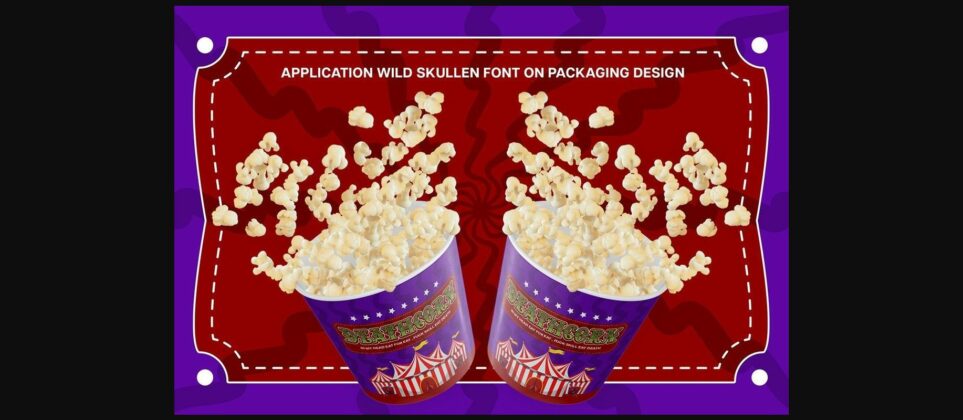 Wild Skullen Font Poster 11