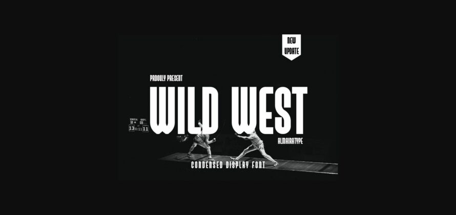 Wild West Font Poster 1