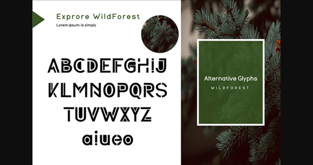 Wildforest Font Poster 6