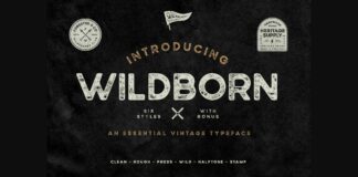 Wildborn Font Poster 1