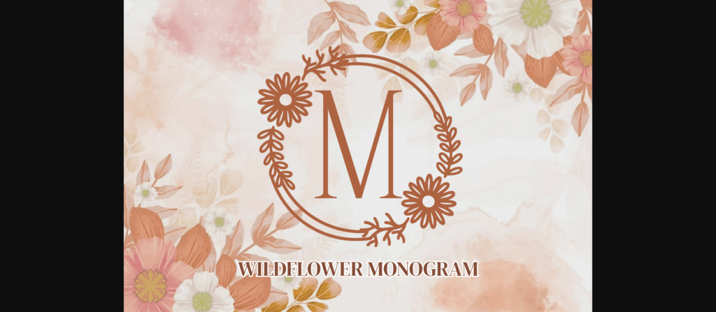 Wildflower Font Poster 1