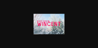 Wincent Black Font Poster 1