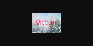 Wincent Medium Font Poster 1