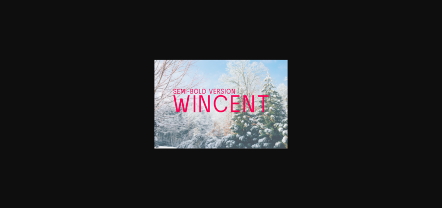 Wincent Semi-Bold Font Poster 1