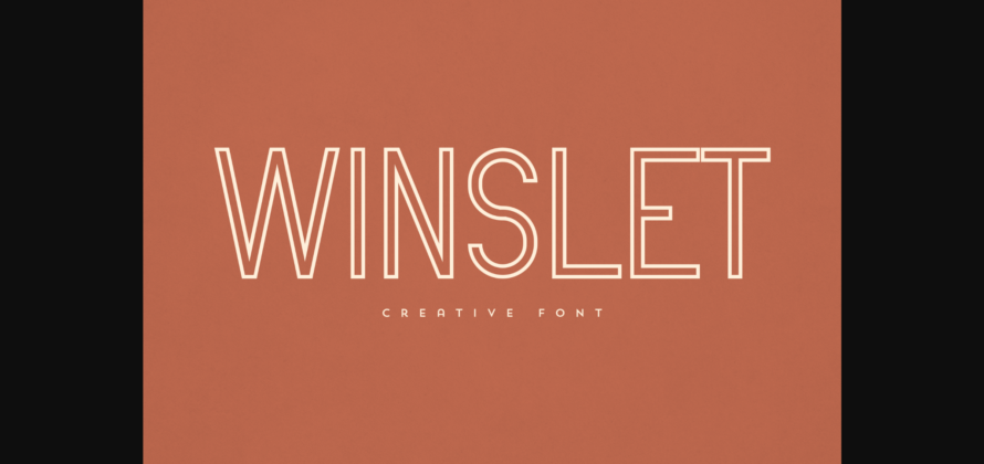 Winslet Font Poster 3