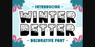 Winter Better Font Poster 1