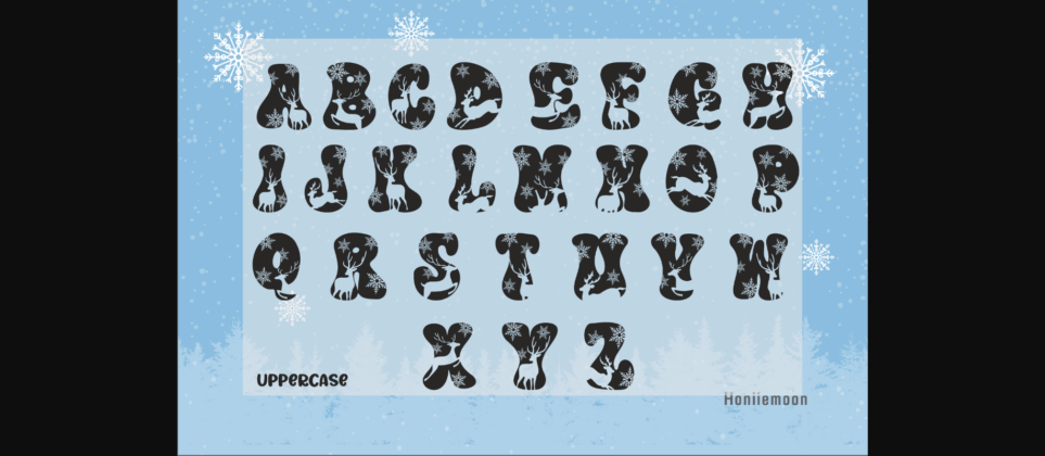 Winter Time Font Poster 5