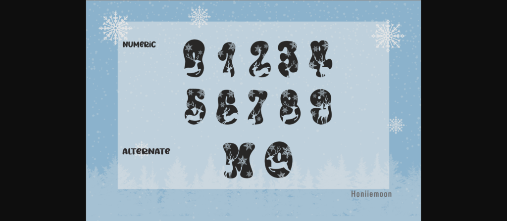 Winter Time Font Poster 6