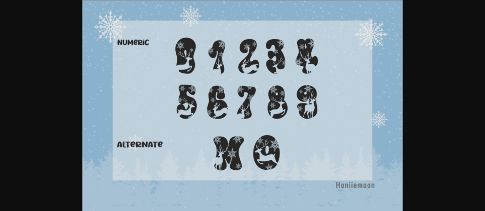 Winter Time Font Poster 6