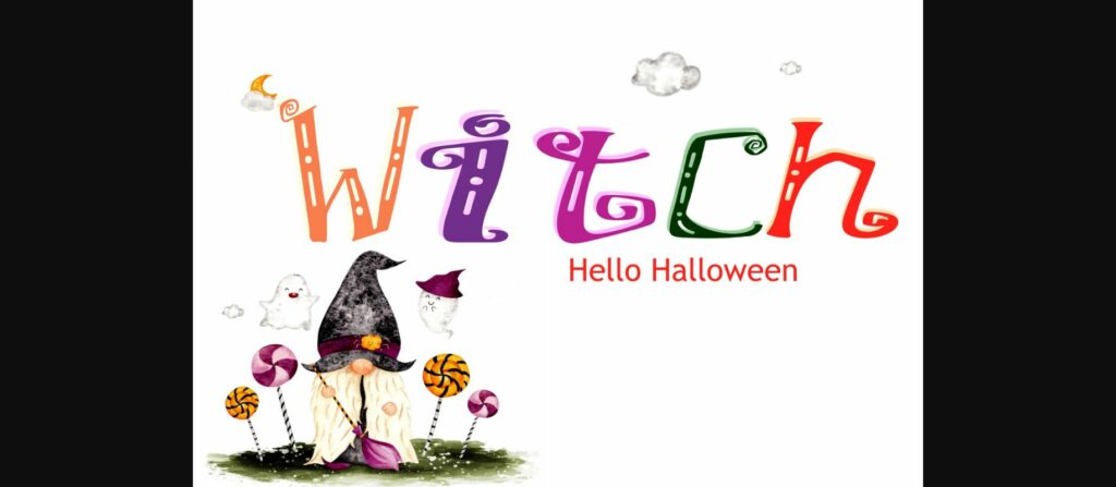 Witch Font Poster 1