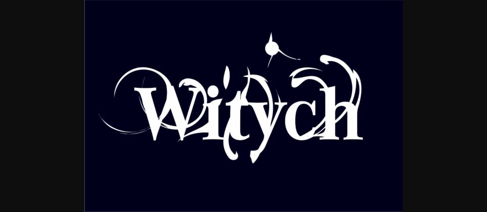 Witych Font Poster 3