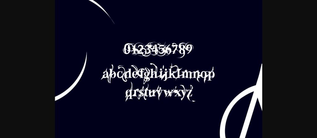 Witych Font Poster 4