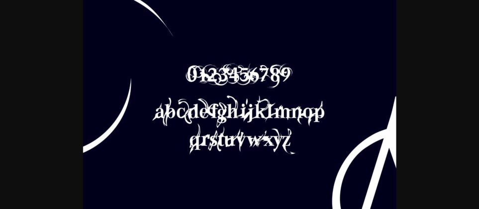 Witych Font Poster 2