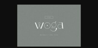 Woga Font Poster 1