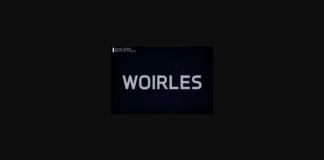 Woirles Font Poster 1