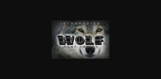 Wolf Font Poster 1