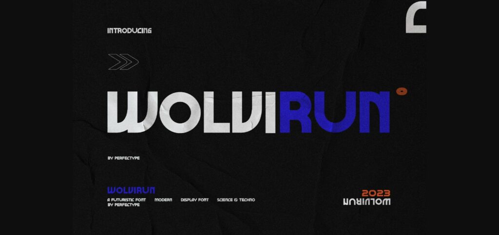 Wolvirun Font Poster 3