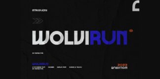 Wolvirun Font Poster 1