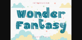 Wonder Fantasy Font Poster 1